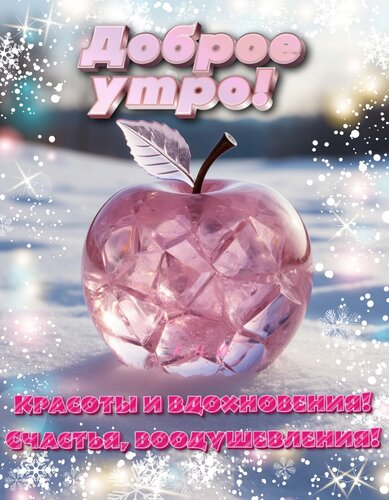 Открытка Доброе утро! Красоты и вдохновения! Счастья, воодушевления!