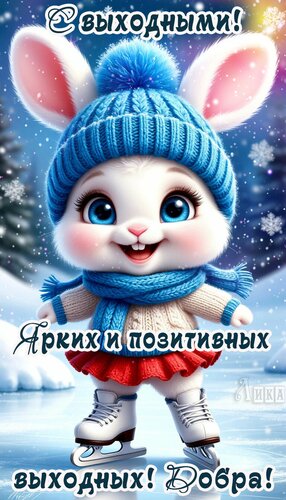 Открытка Выходные