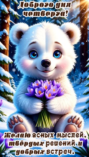 Открытка Четверг