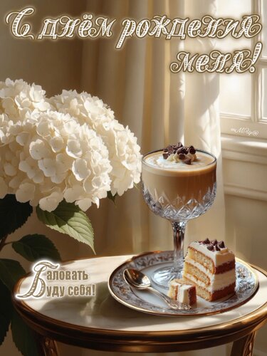 Открытка С днем рождения меня