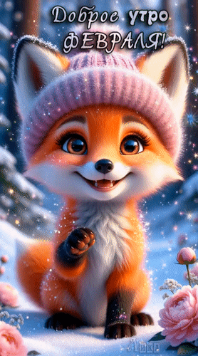 Анимированная открытка Доброе утро