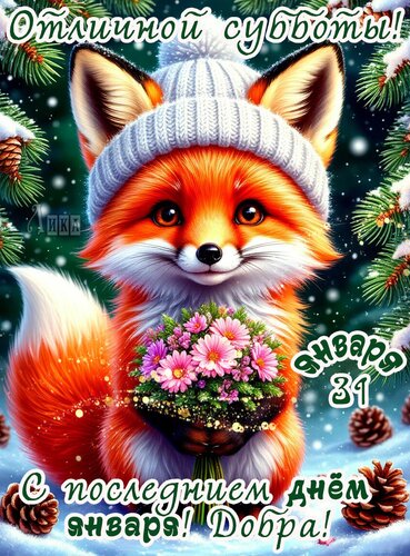 Открытка Суббота