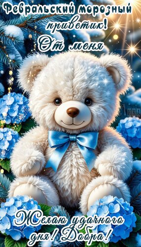 Открытка Приветик