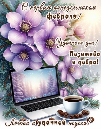 Открытка Понедельник