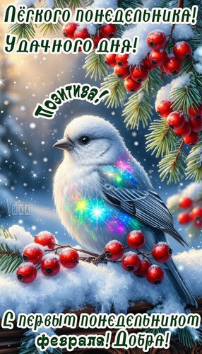 Открытка Понедельник