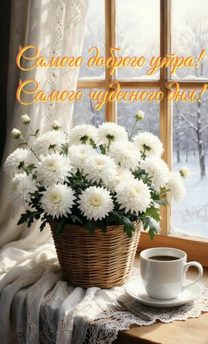 Открытка Самого доброго утра, самого чудесного дня