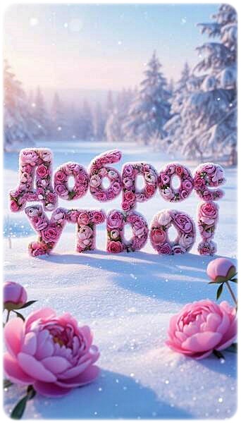 Открытка ДОБРОЕ УТРО!