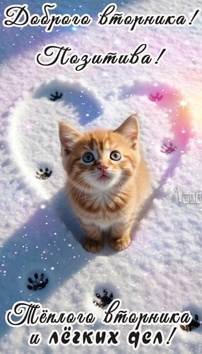 Открытка Вторник