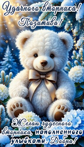 Открытка Вторник