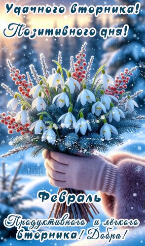 Открытка Вторник