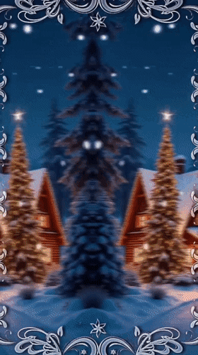 Анимированная открытка Пусть будет мирной и спокойной ваша ночь! Освободите мысли и хорошенько отдохните! 