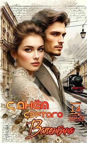 Открытка С днём святого Валентина