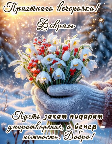 Открытка Добрый вечер!