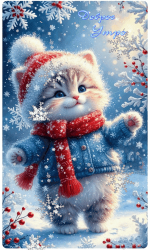 Анимированная открытка Доброе утро!