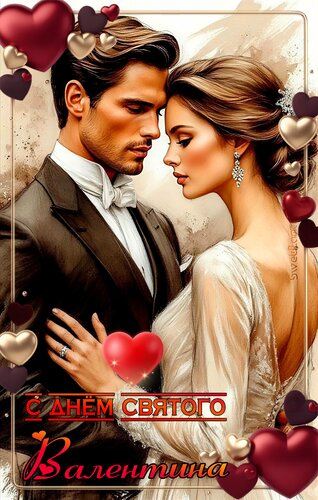 Открытка С днём святого Валентина