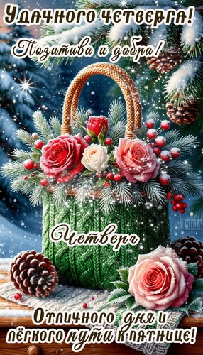 Открытка Четверг
