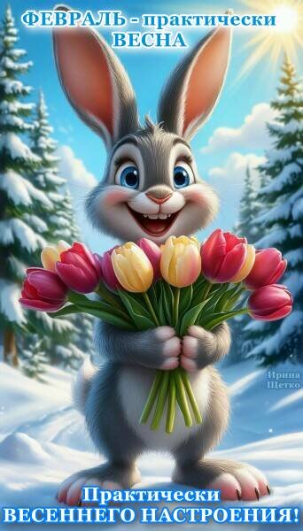 Открытка Практически весеннего настроения!
