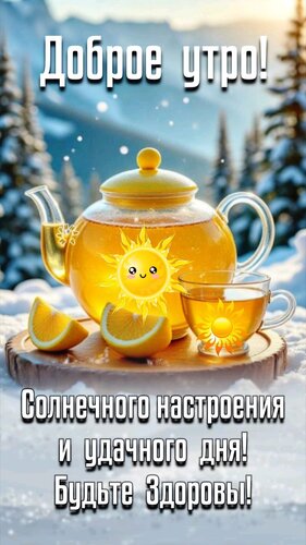 Открытка Доброе утро