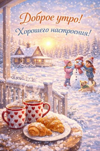 Открытка Доброе утро