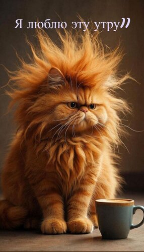 Открытка Люблю эту утру