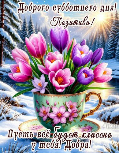 Открытка Суббота