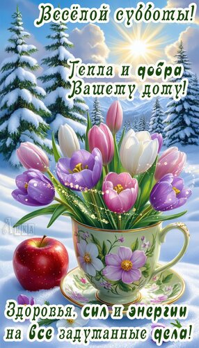 Открытка Суббота