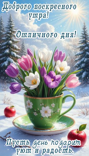 Открытка Воскресенье