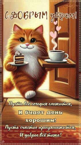 Открытка С добрым утром