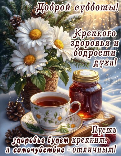 Открытка Суббота