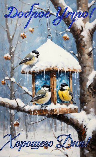 Открытка Доброе утро. Хорошего дня!