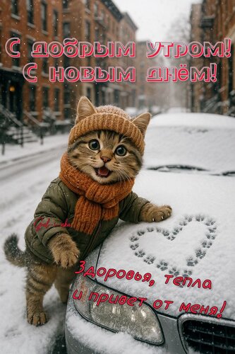 Открытка с добрым утром