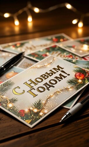 Открытка С новым годом