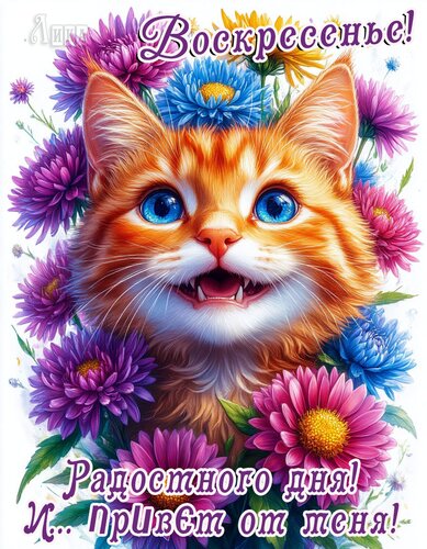 Открытка Воскресенье