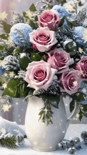 Анимированная открытка Воскресенье с добрым утром! Пусть день твой будет сказочным и добрым! Подарит счастье, радость и усп