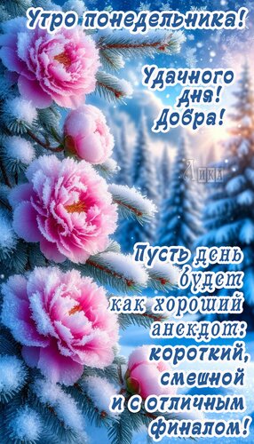 Открытка Понедельник