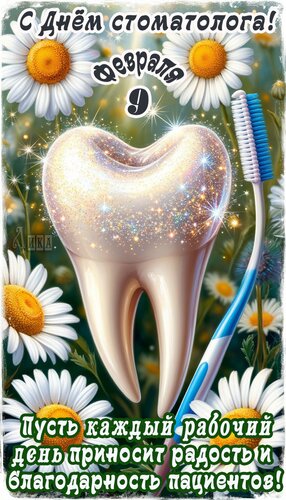 Открытка День стоматолога