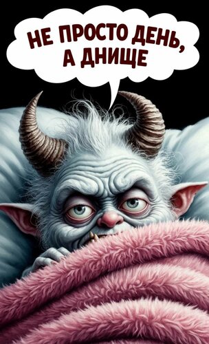 Открытка Не просто день, а днище