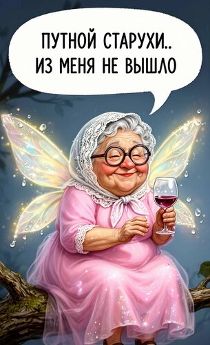 Открытка Путной старухи из меня не вышло