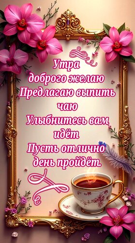 Открытка Доброе утро. Пожелание
