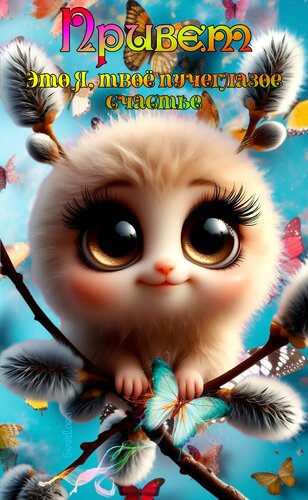 Открытка Привет. Это я, твоё пучеглазое счастье