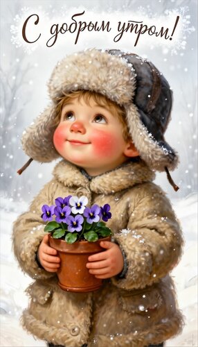 Открытка с добрым утром