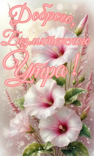 Открытка Доброго, безмятежного утра