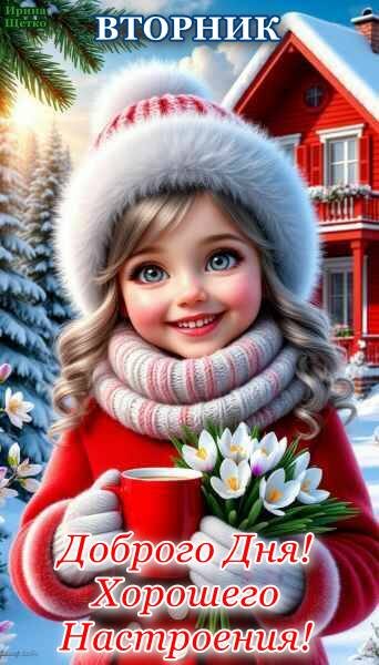 Открытка ВТОРНИК