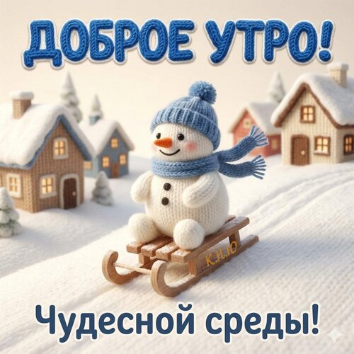 Открытка Доброе утро! Чудесной среды!