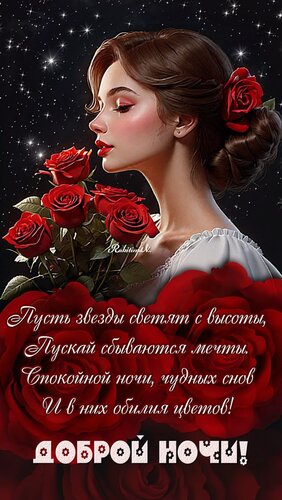 Открытка Доброй ночи