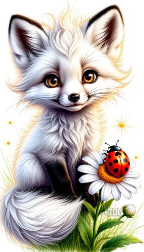 Открытка Лисенок