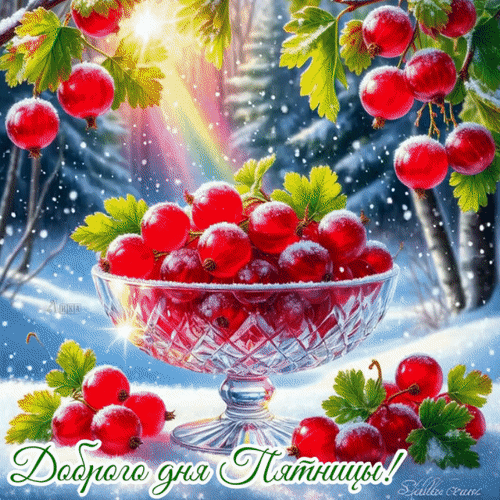 Анимированная открытка Пятница