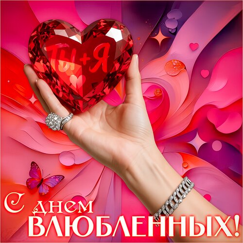 Открытка С днем влюбленных!