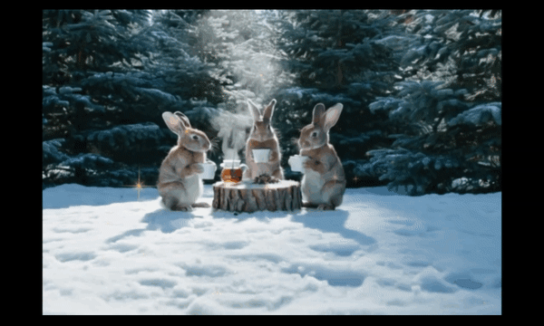 Анимированная открытка Доброе субботнее утро