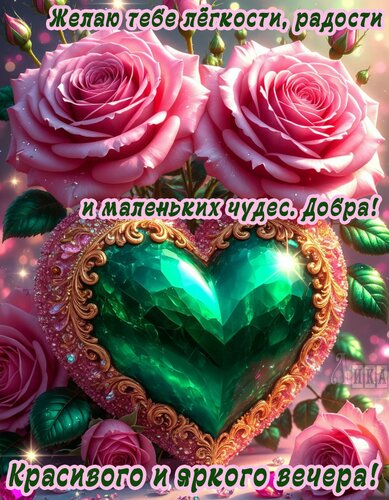 Открытка Добрый вечер